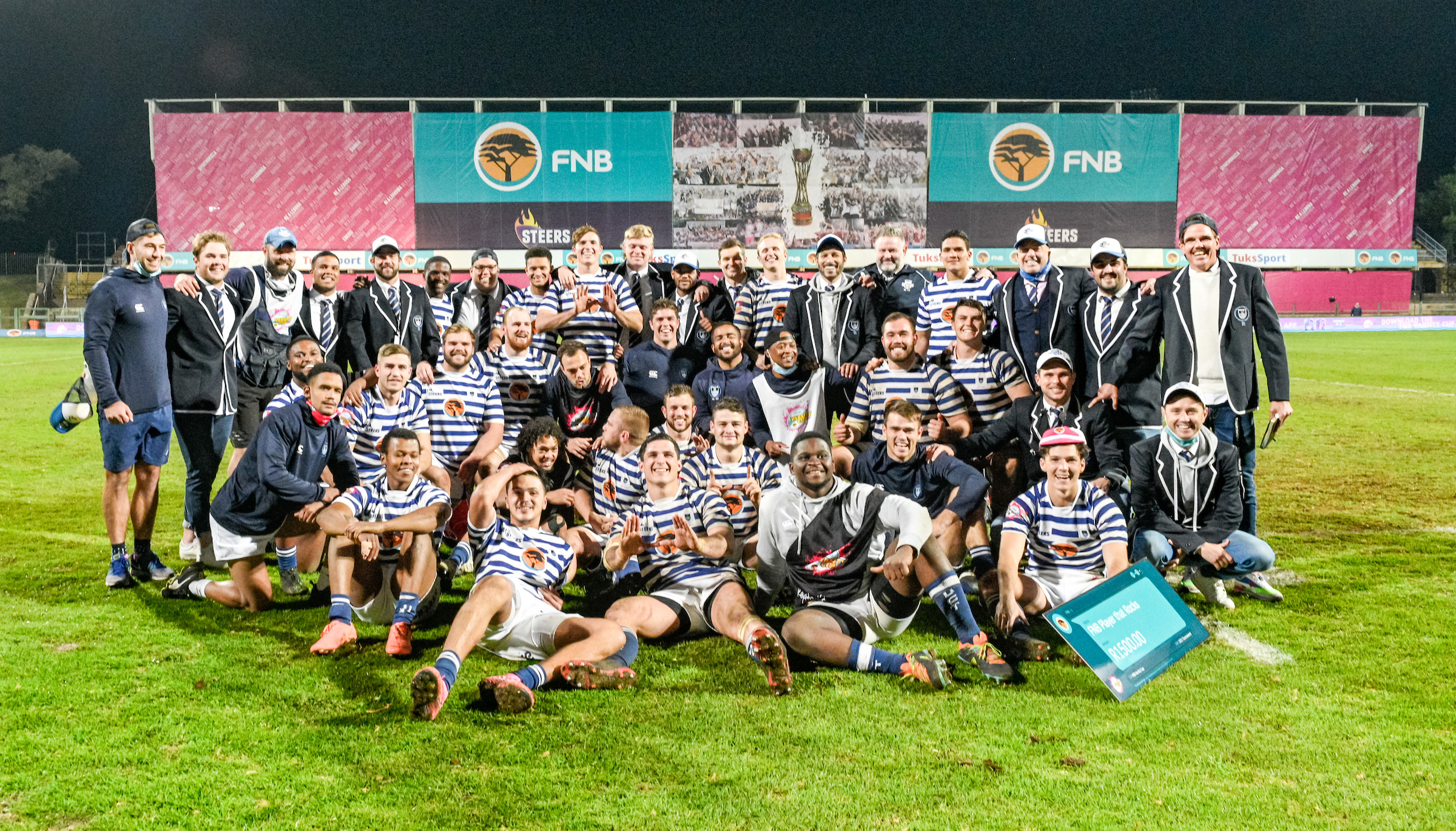 UCT Ikeys squad after their FNB Varsity Cup semifinal win over NWU