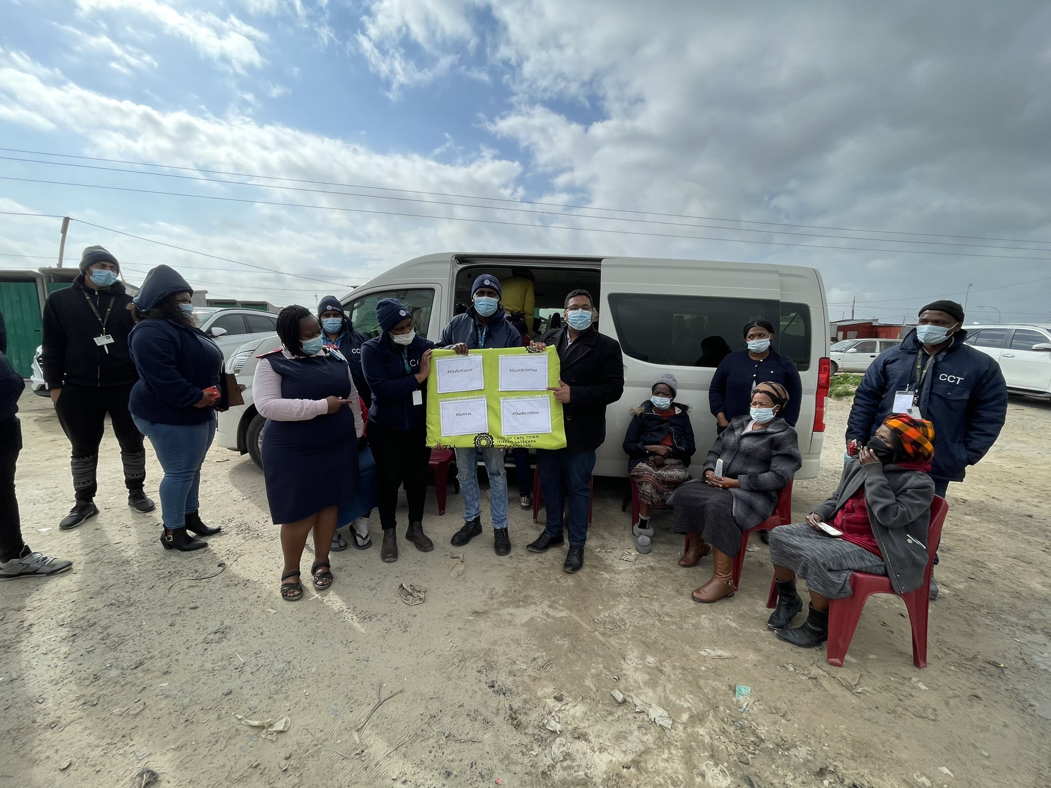 City of Cape Town, covid-19 vaccination vans, Zahid Badroodien