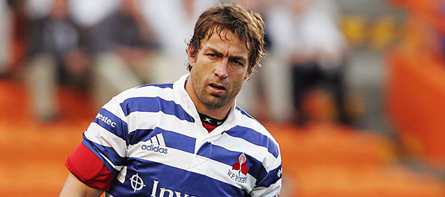 Corne Krige during the ABSA Currie Cup match between Western Province and the Free State Cheetahs at Newlands in Cape Town, South Africa.