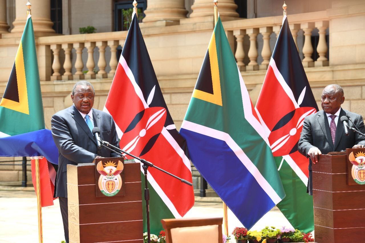 Trade, Cooperation, South Africa, Cyril Ramaphosa, Kenya, Uhuru Kenyatta, economic growth, investment, bilateral talks