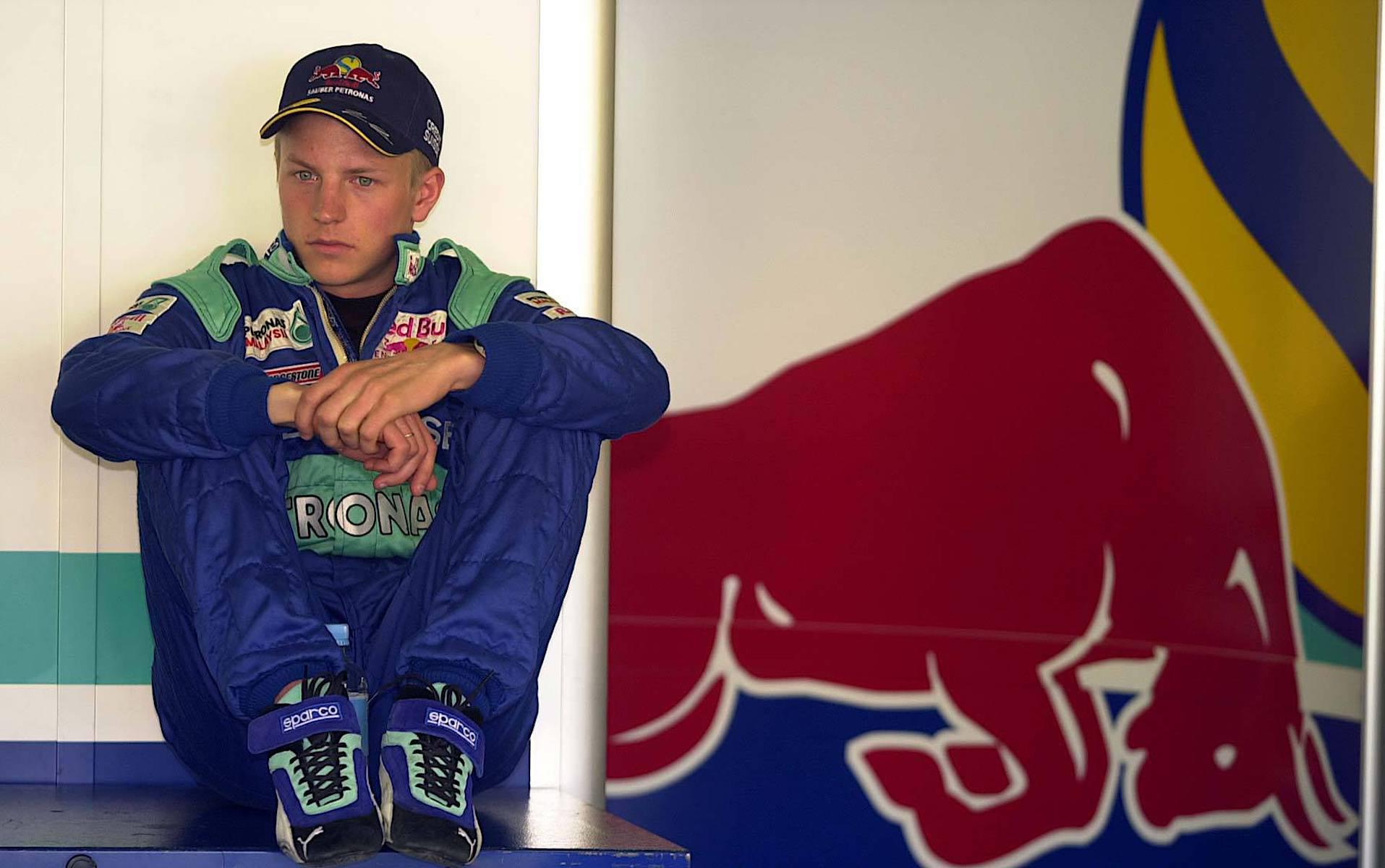 Kimi Raikkonen on his F1 debut at the Australian GP, 2001