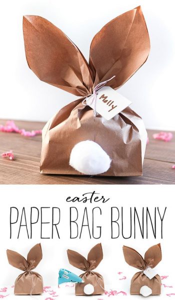 Easter paper bag gift idea 