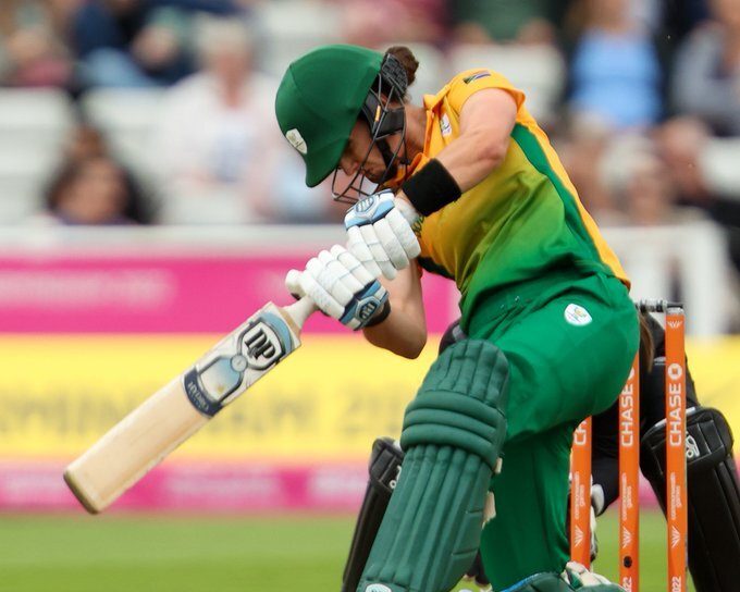 Laura Wolvaardt batting for the Momentum Proteas in Commonwealth Games