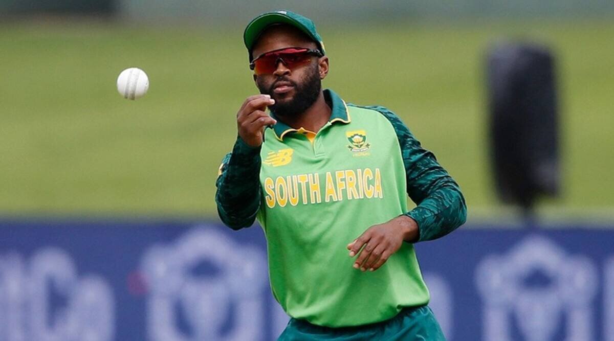 Temba Bavuma - snubbed from the upcoming SA20 in action for the Proteas