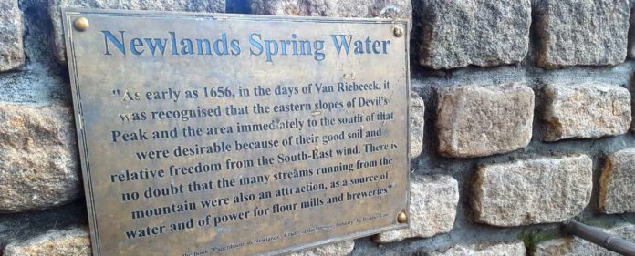 Newlands Spring temporarily closed