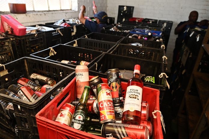 20% reduction in the number of bottles of alcohol confiscated