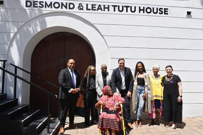 Old Granary is renamed 'Desmond and Leah Tutu House'