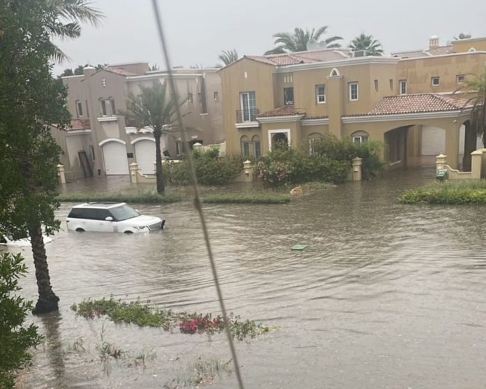 flooding uae dubai rainfall