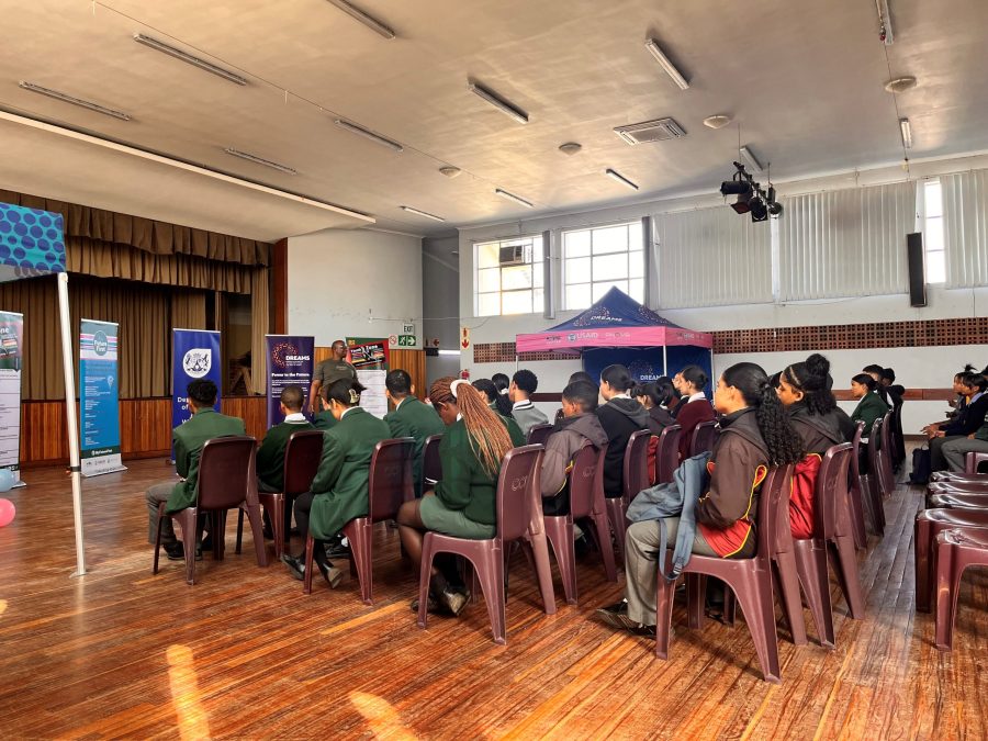 youth gathered at the launch of the bellville day centre