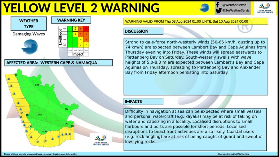 Capetonians can expect heavy rainfall