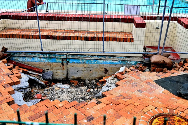 sea point pool sinkhole