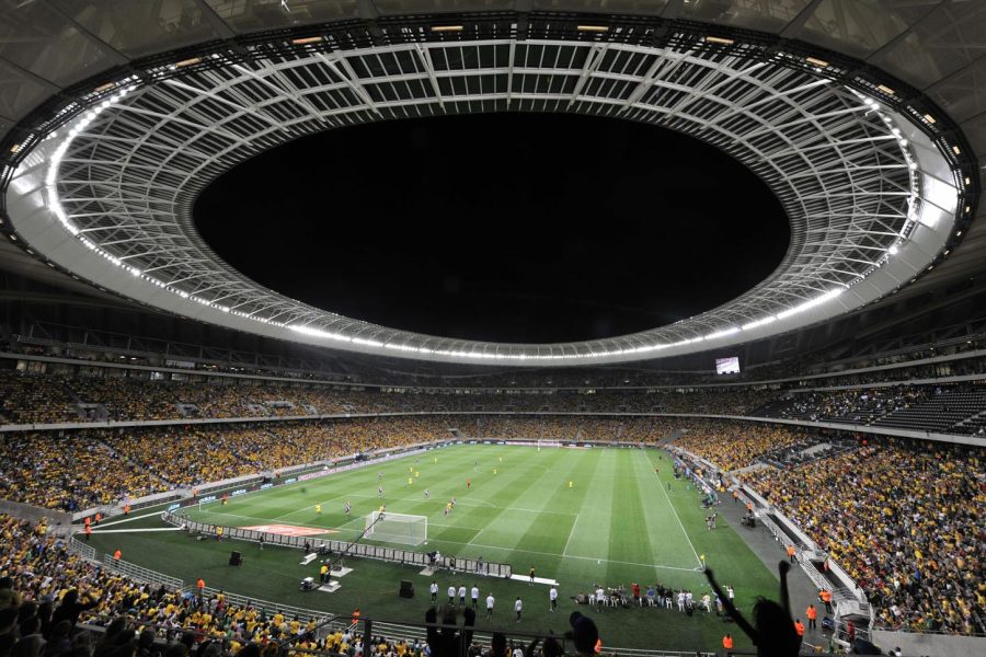 Bafana Bafana game at the DHL stadium