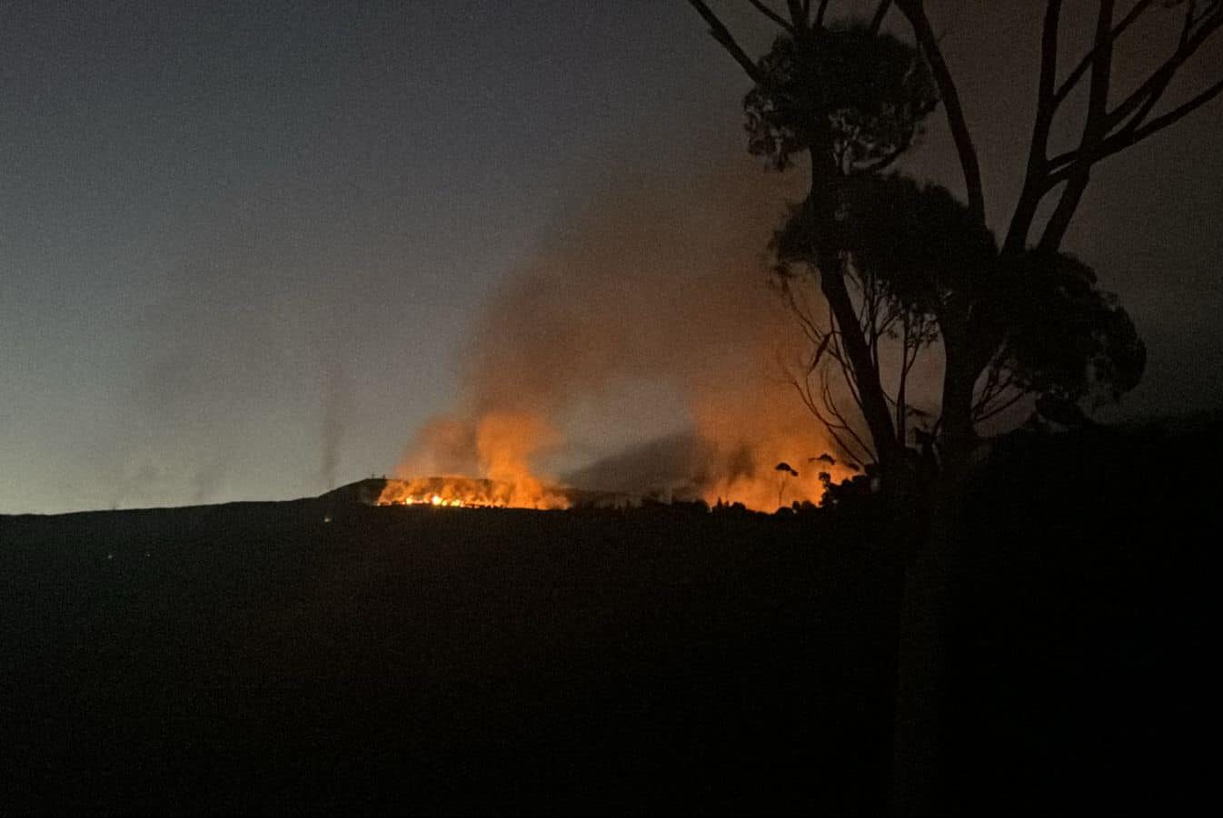 Several fires are burning in the Western Cape