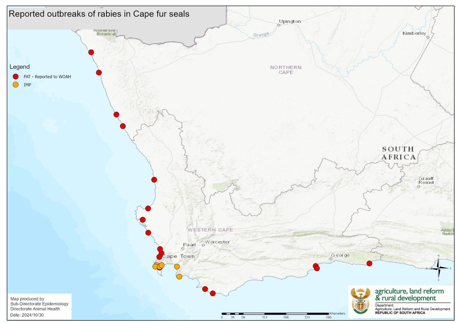 Be warned about rabies in dogs, Cape fur seals and other animals in South Africa