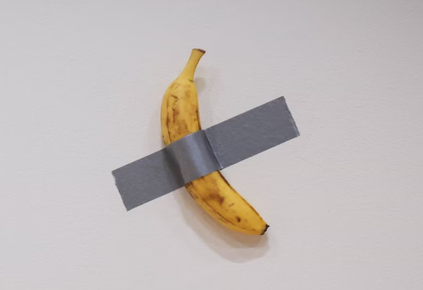 This Is Bananas! A banana duct-taped to a wall sells for $6,2m on ...