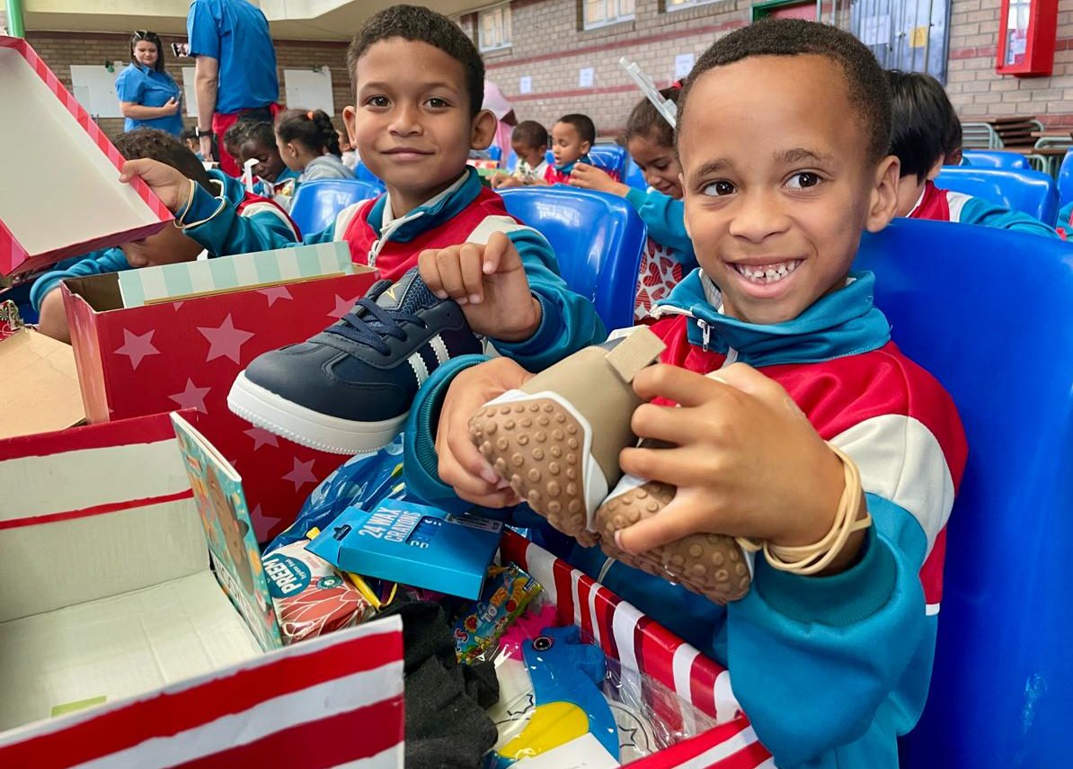 Santa Shoeboxes make underprivileged children smile