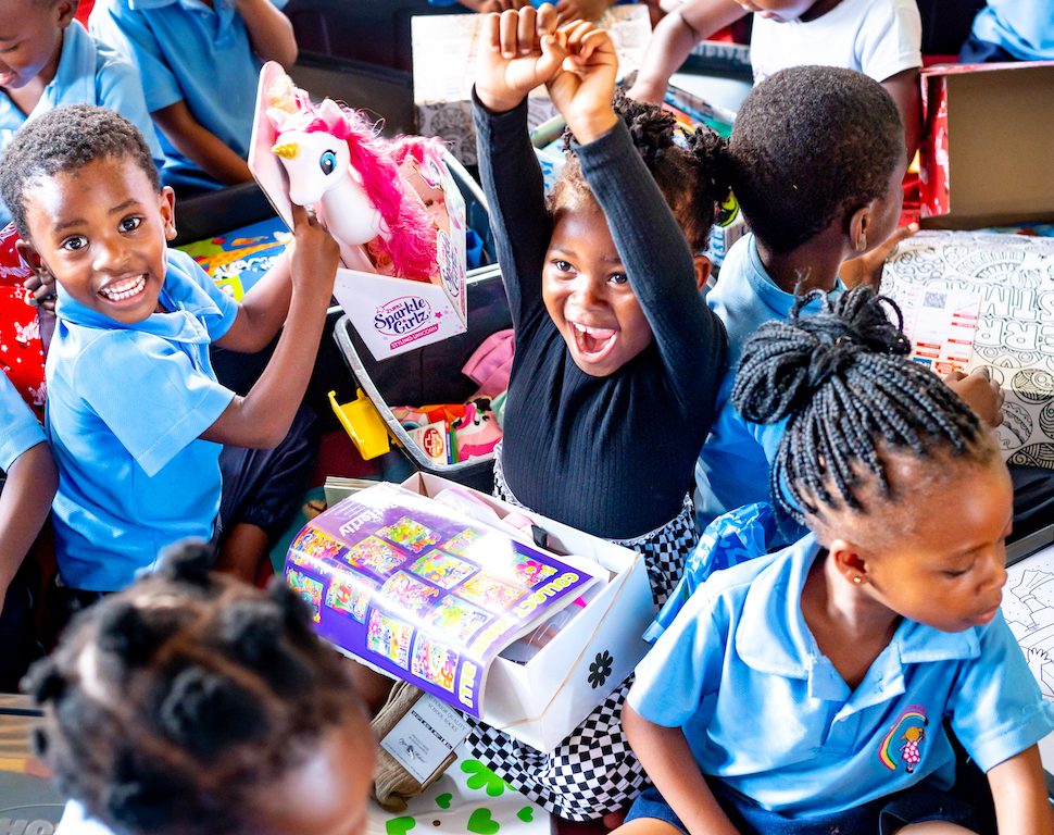 Santa Shoeboxes make underprivileged children smile