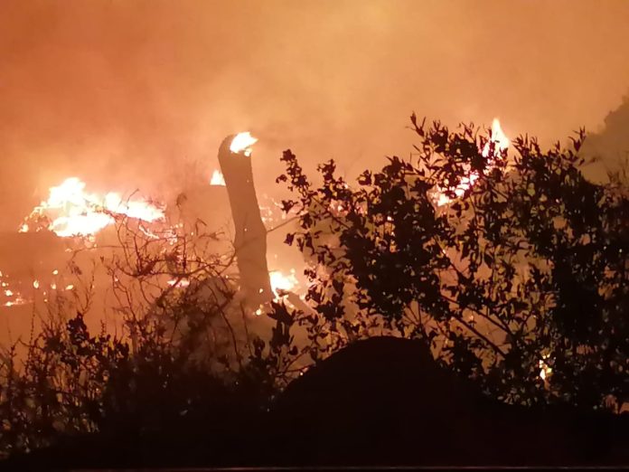 cape winelands firefighters, kluitjeskraal fire