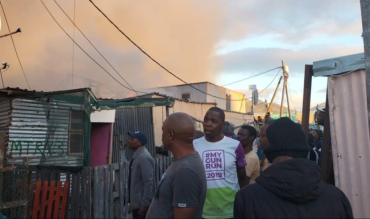 A fire in Masiphumelele has been brought under control