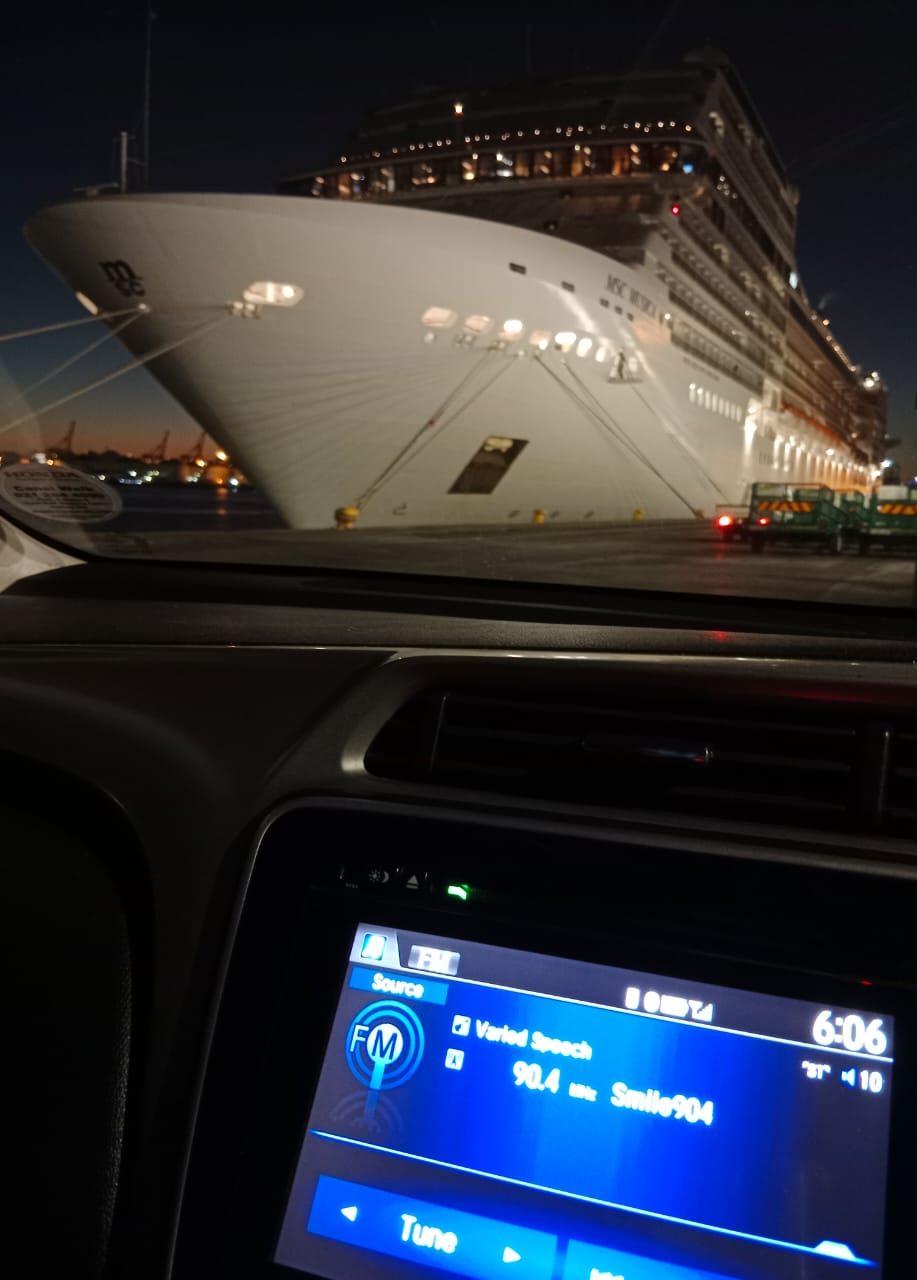 The Norwegian Dawn has docked in Cape Town