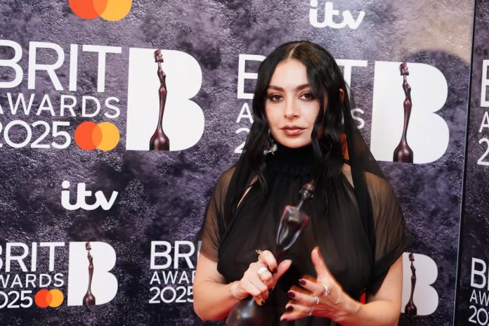 Charli XCX 2025 Brit awards ceremony