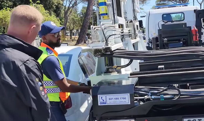 Illegal Parkers beware, the vertical truck is coming for you!