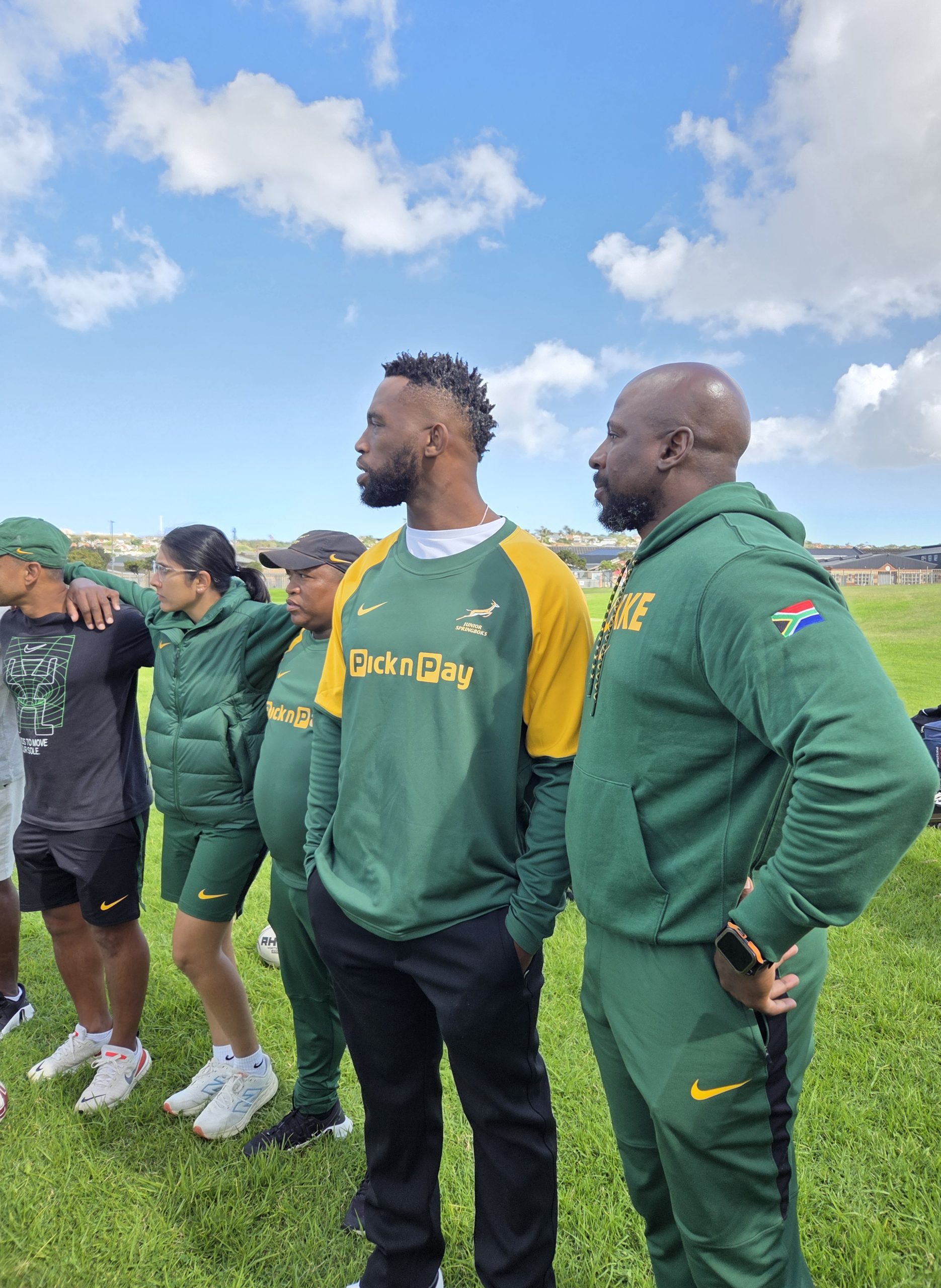 Siya Kolisi Inspires Junior Springboks During Training in Gqeberha