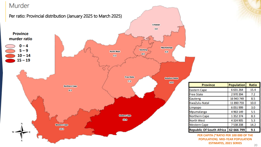 cape flats murder statistics