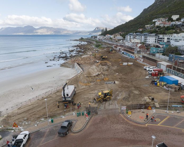 a refurbished Muizenberg beachfront area