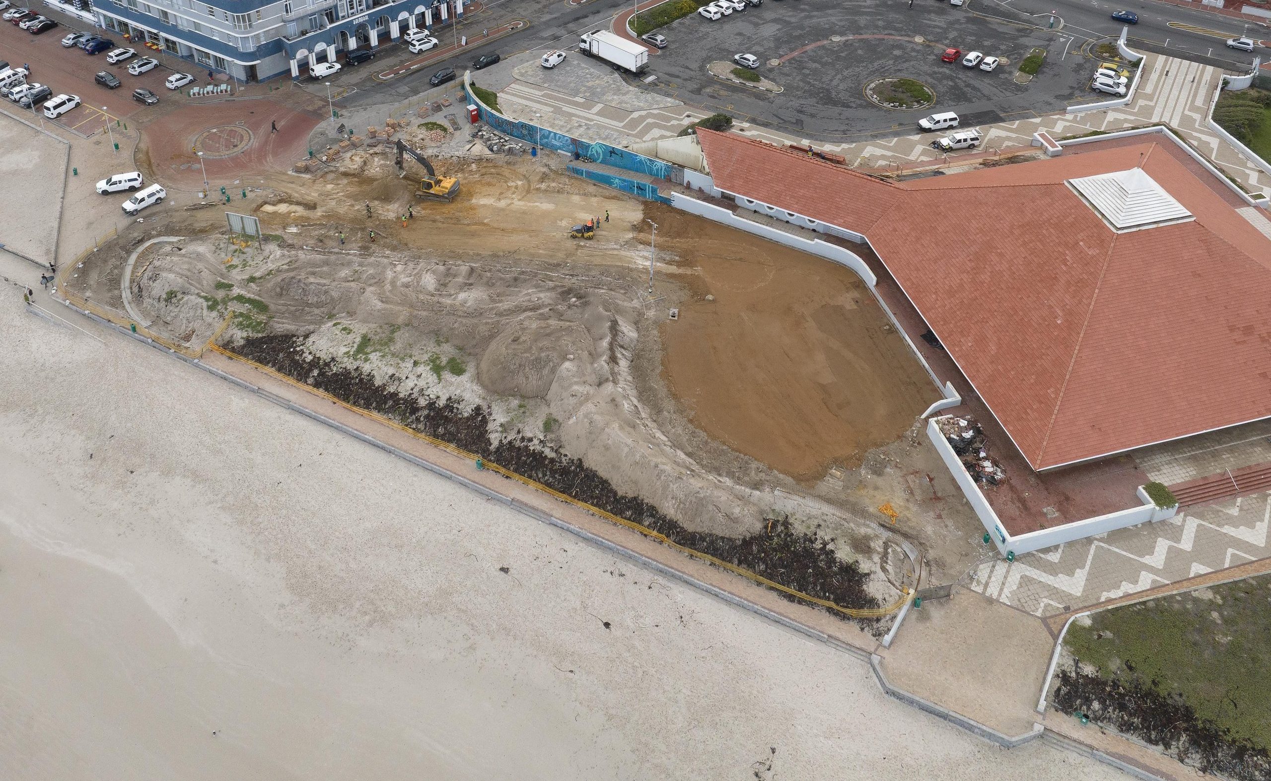a refurbished Muizenberg beachfront area