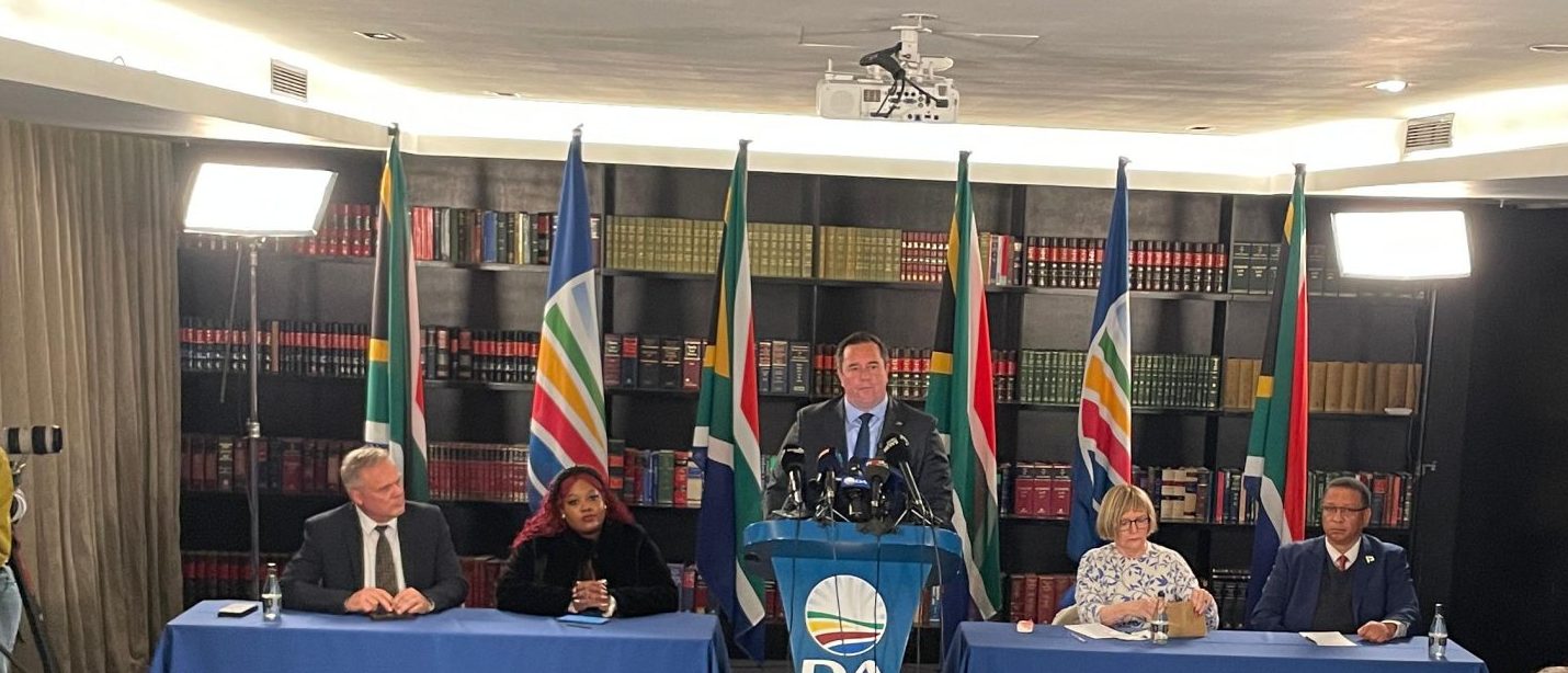 DA withdraws from National Dialogue