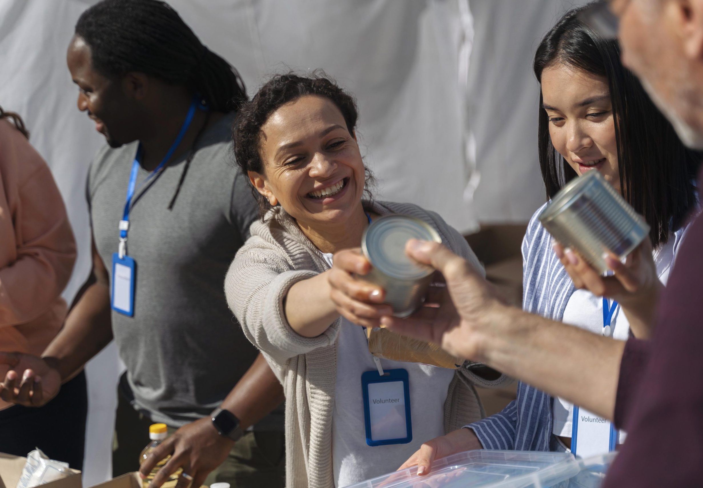 There are 7 drop off sites for donations