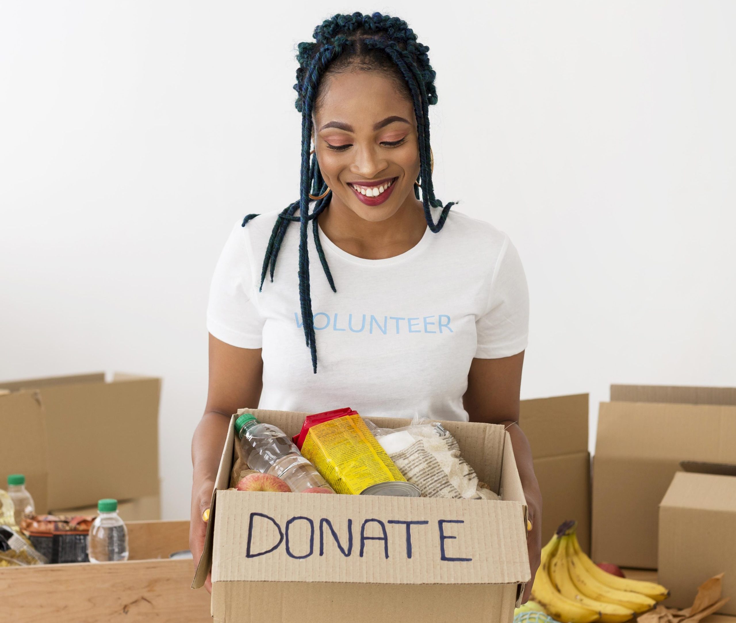 There are 7 drop off sites for donations