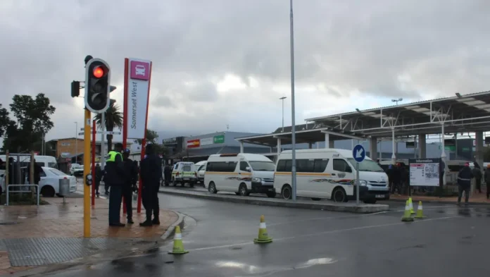 city calls for calm amid taxi conflict - somerset west taxi rank