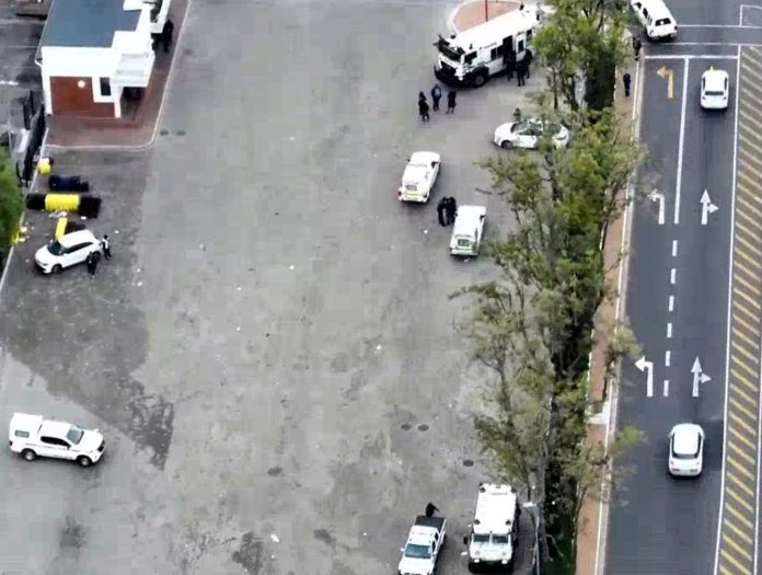 Six taxis have been impounded on Wednesday morning amid the temporary route closures