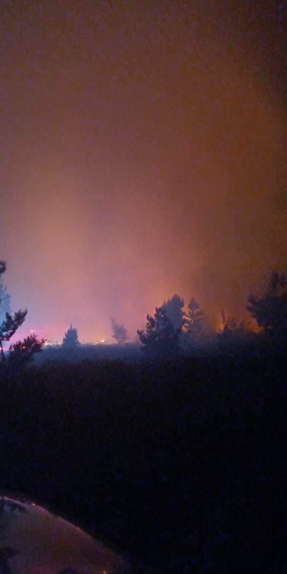 Firefighters continue to battle a blaze near Drakenstein Prison