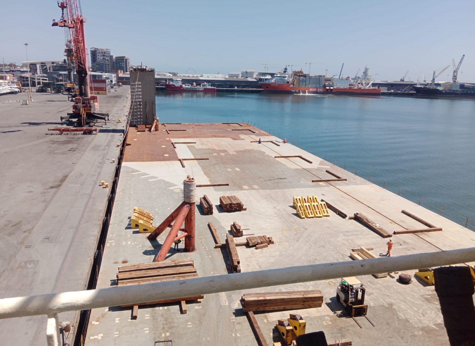 Interesting operations are afoot at Cape Town Harbour