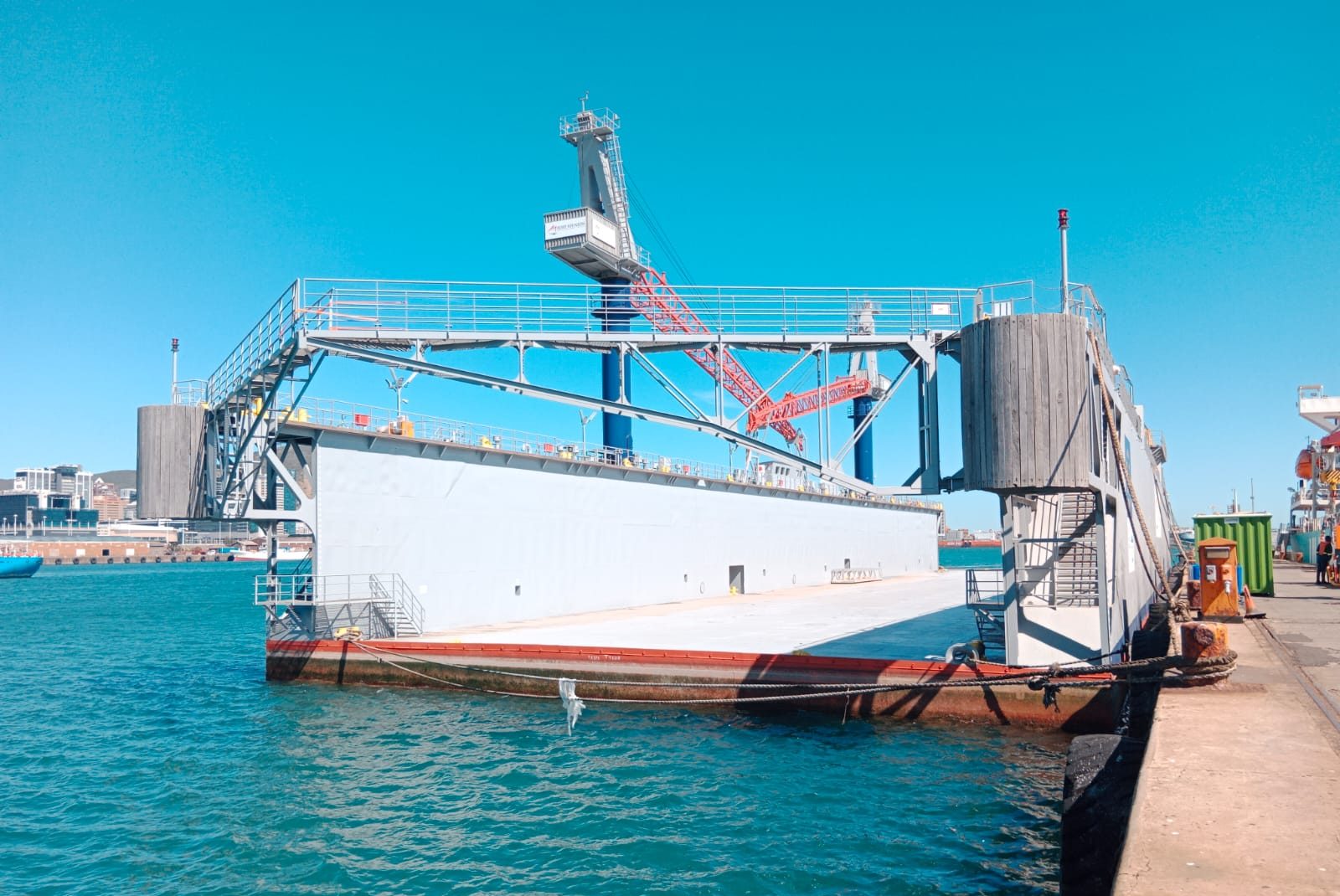 Interesting operations are afoot at Cape Town Harbour