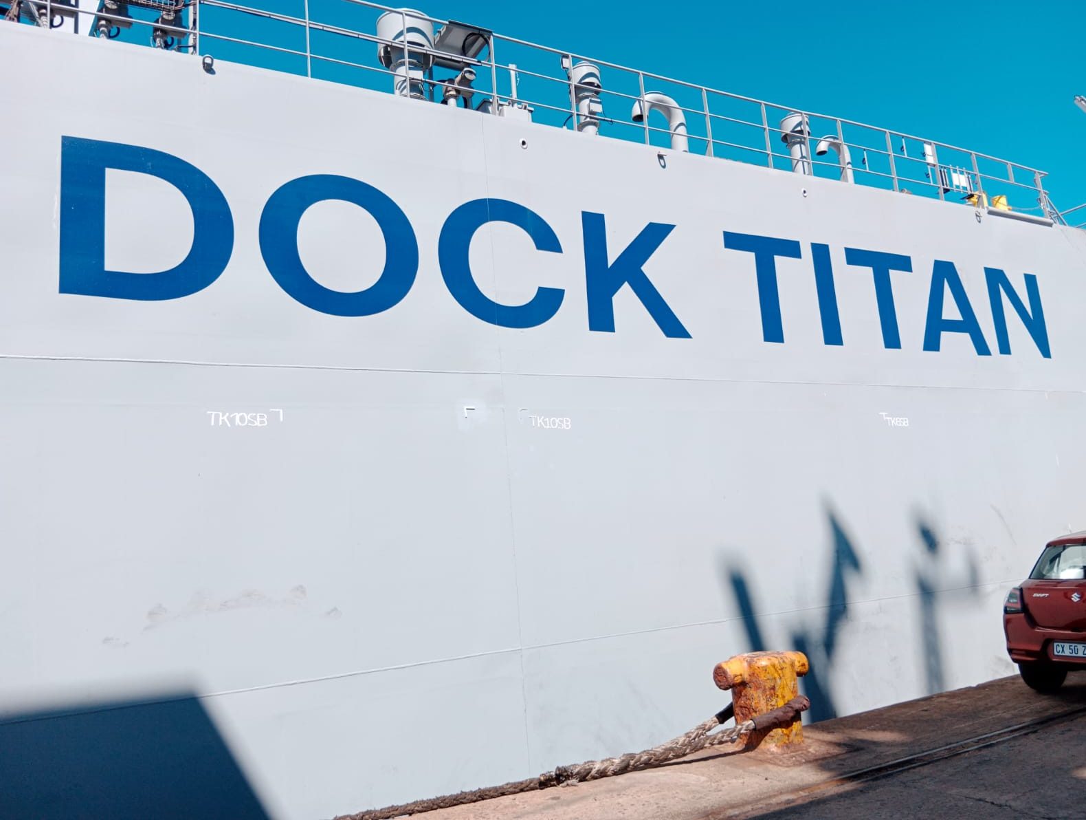 Interesting operations are afoot at Cape Town Harbour