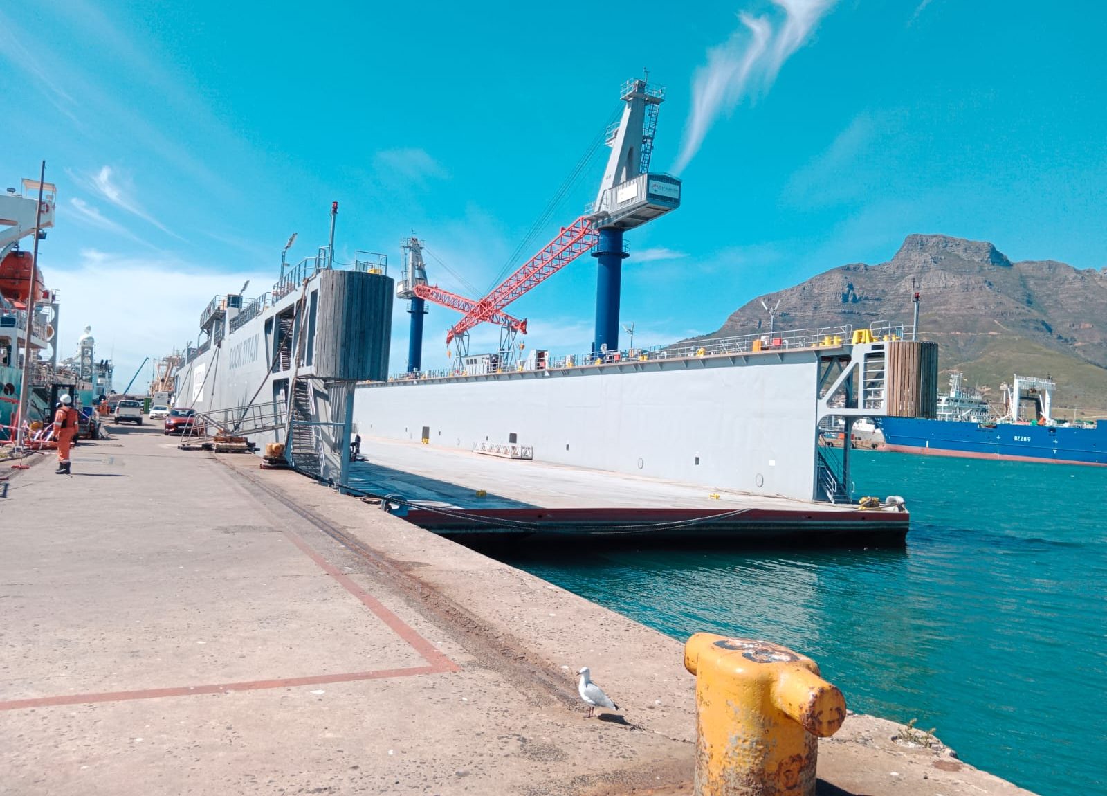 Interesting operations are afoot at Cape Town Harbour