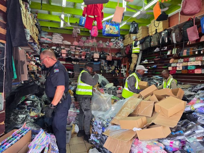 counterfeit goods worth R8 million seized in Bellville