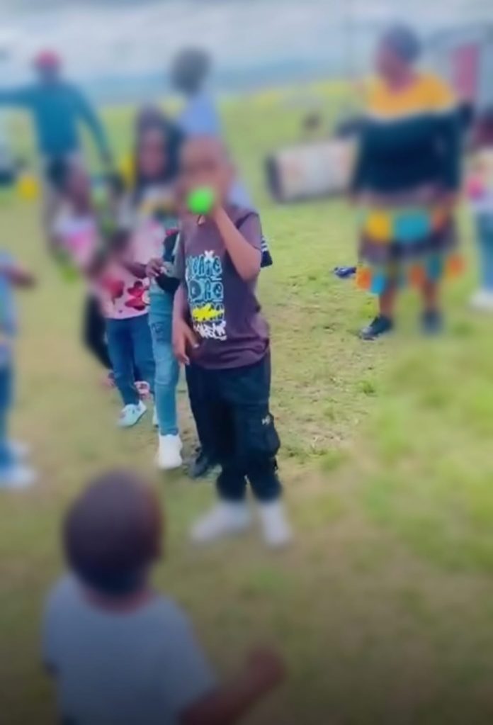 Children drinking in EC