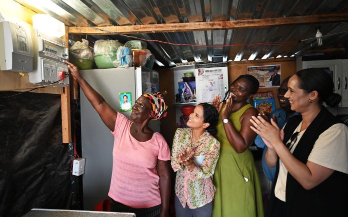 almost 400 Nomzamo homes connected to city electricity grid