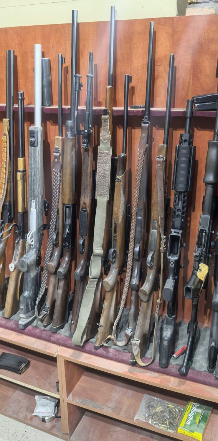 Police have confiscated over 500 licensed firearms this week