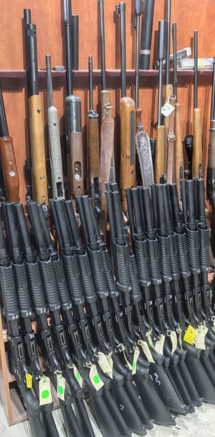 Police have confiscated over 500 licensed firearms this week
