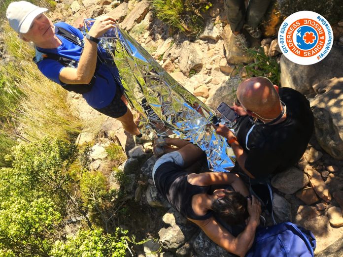 elderly Belgian woman rescued on Platteklip Gorge