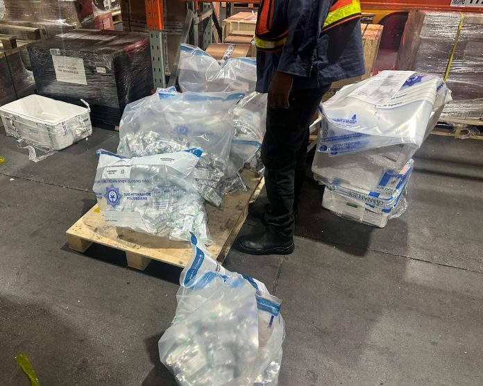 drugs seized at OR Tambo