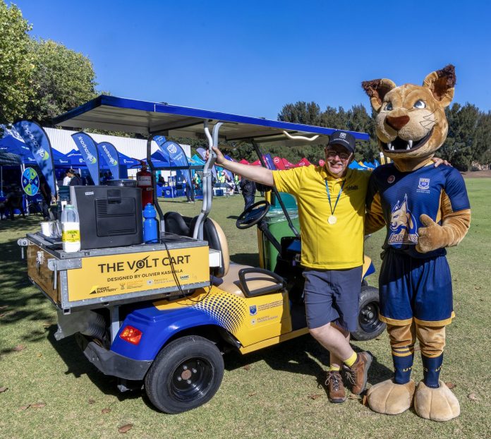 Unemployed UWC-graduates have turned an old golf cart into a clean-energy Power hub 