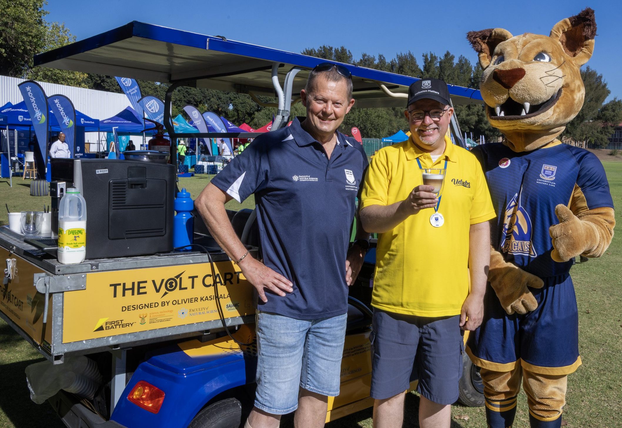 Unemployed UWC-graduates have turned an old golf cart into a clean-energy Power hub 