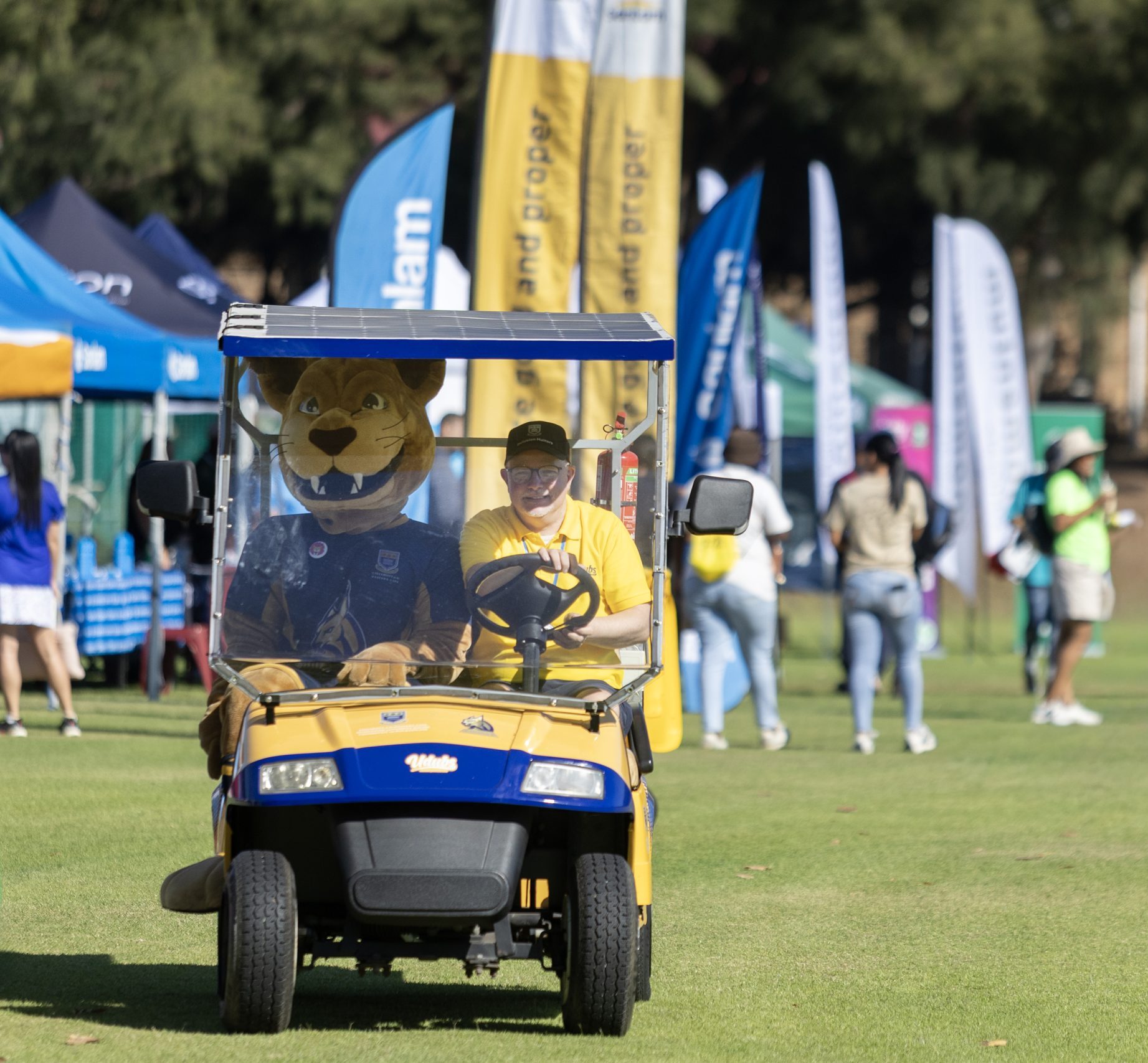 Unemployed UWC-graduates have turned an old golf cart into a clean-energy Power hub 